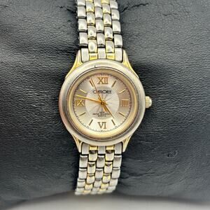 Cherokee Women's Quartz Watch Silver Tone WR 30M Working New Battery